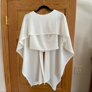 Akira White Wing Top